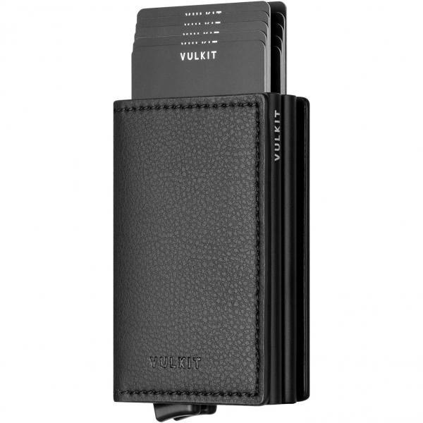 VULKIT RFID Pop Up Erkek Czdan (Black)