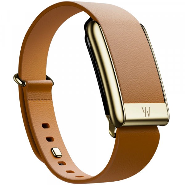 WHOOP 5.0 Uyumlu LeatherLuxe Kay(CamelGold)