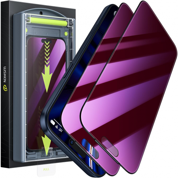 WSKEN iPhone 17 Pro Max Privacy Ekran Koruyucu (2 Adet)