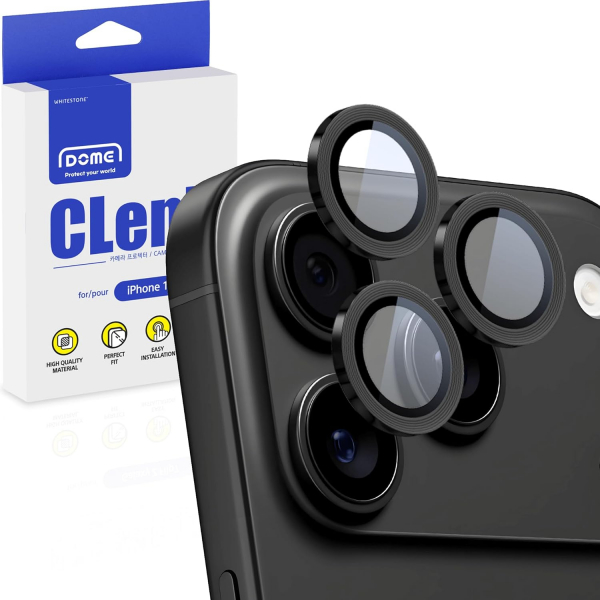 Whitestone iPhone 17 Pro/Pro Max Kamera Koruyucu