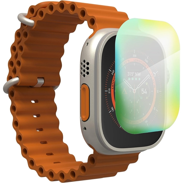 ZAGG InvisibleShield Apple Watch Ultra 2. Nesil Ekran Koruyucu (49mm)