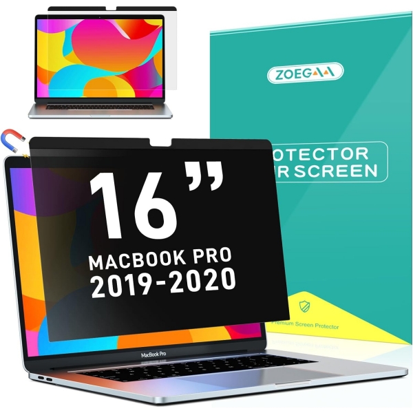 ZOEGAA Privacy MacBook Pro Ekran Koruyucu(16 in)
