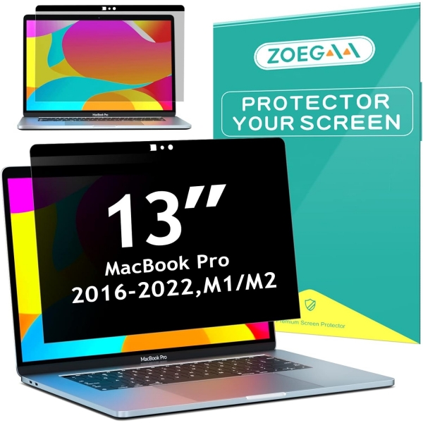 ZOEGAA Privacy MacBook Pro Ekran Koruyucu(13 in)