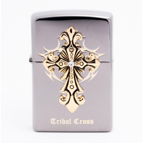 Zippo Tribal Cross BI Otantik akmak