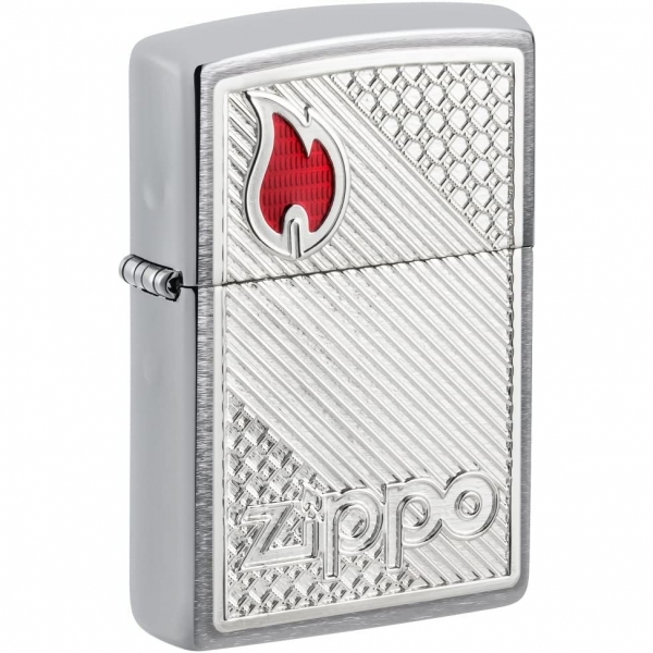 Zippo Alevli akmak(Gri)