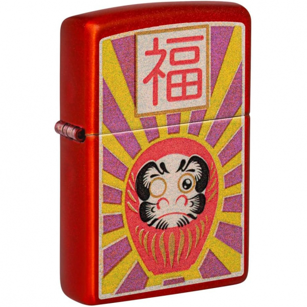Zippo Daruma Tasarm Krmz akmak
