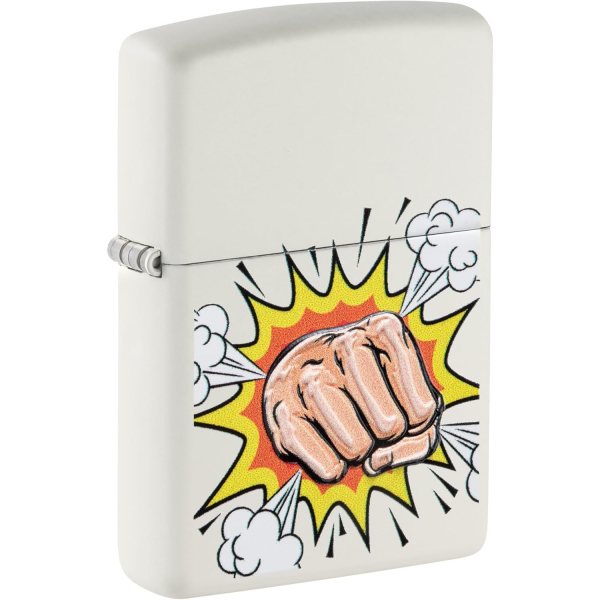 Zippo Gl Yumruk Beyaz akmak