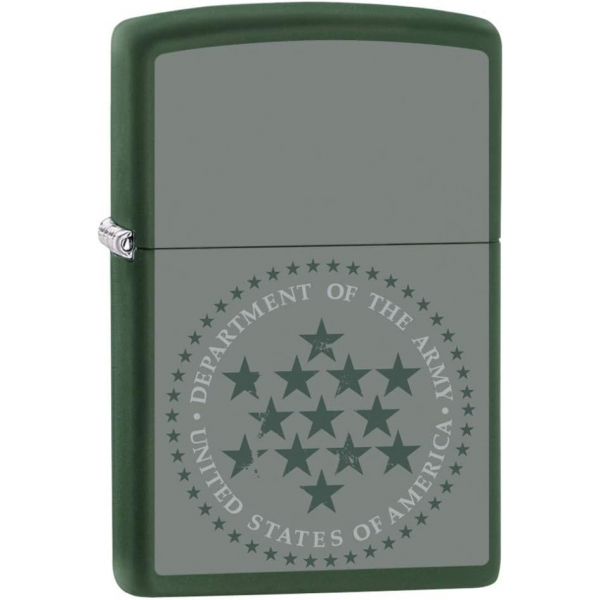 Zippo Army Crackle Mat Yeil akmak