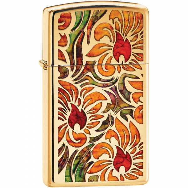 Zippo nce iek Desenli akmak