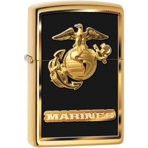 Zippo USMC Marines Logosu akmak 