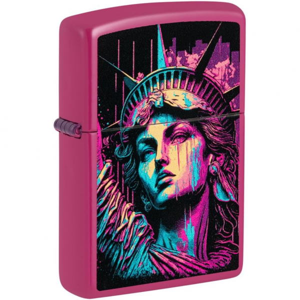 Zippo zgrlk Heykeli Pembe akmak