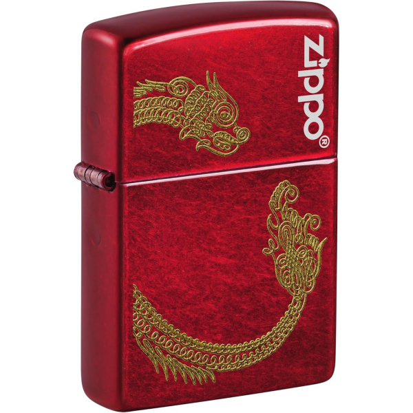 Zippo Golden Dragon Krmz akmak