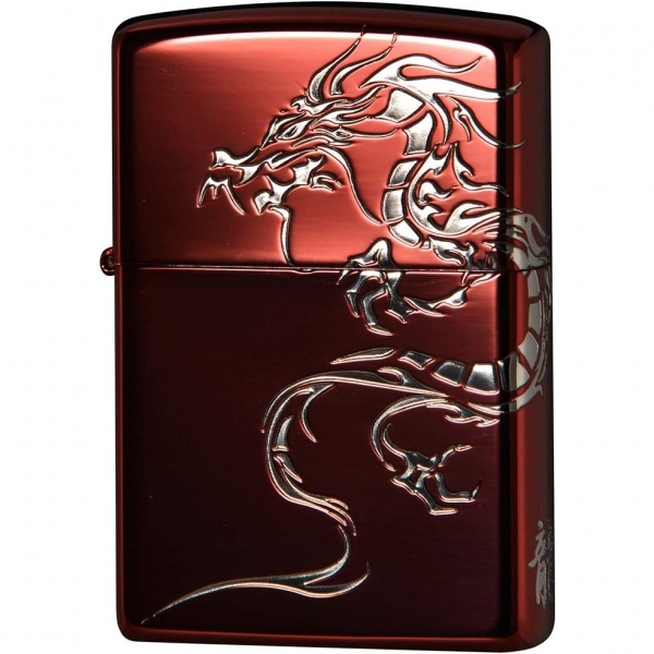 Zippo Kaplan ve Ejderha 2REDS-DR Krmz akmak