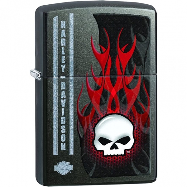 Zippo Harley Davidson Gri akmak 