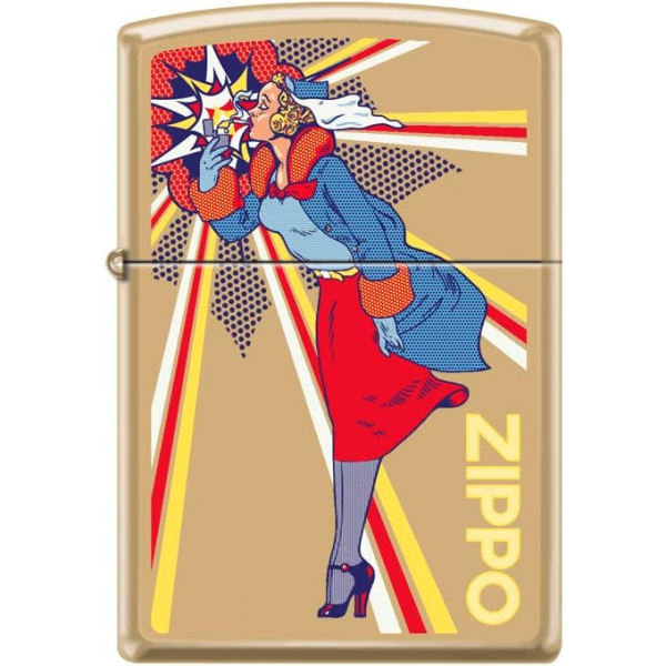 Zippo Pop Art Windy Girl akmak