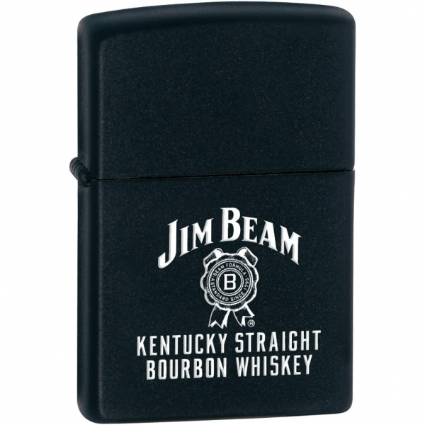 Zippo Jim Beam Siyah Mat akmak