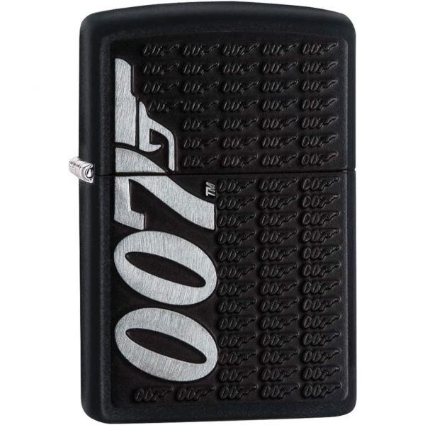 Zippo James Bond 007 akmak (Mat Siyah)