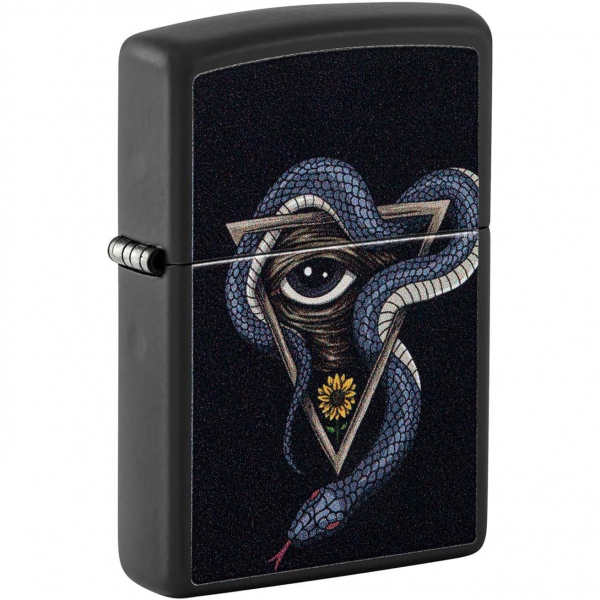 Zippo Ylan ve Gz Mat Siyah akmak 