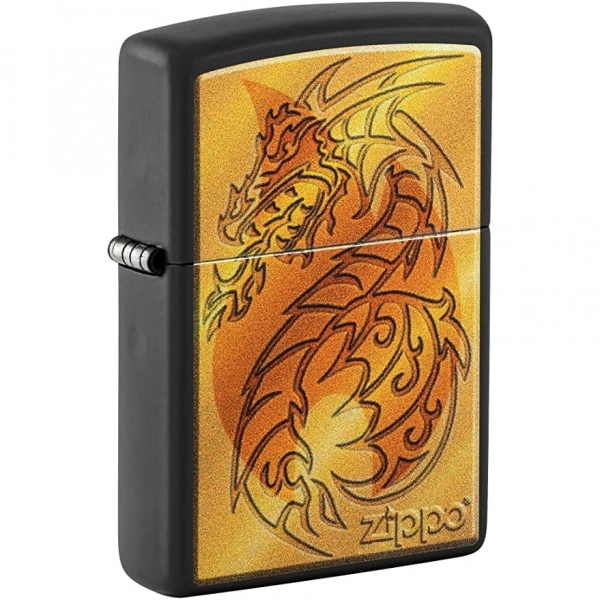 Zippo Mat Alev ve Ejderha akmak