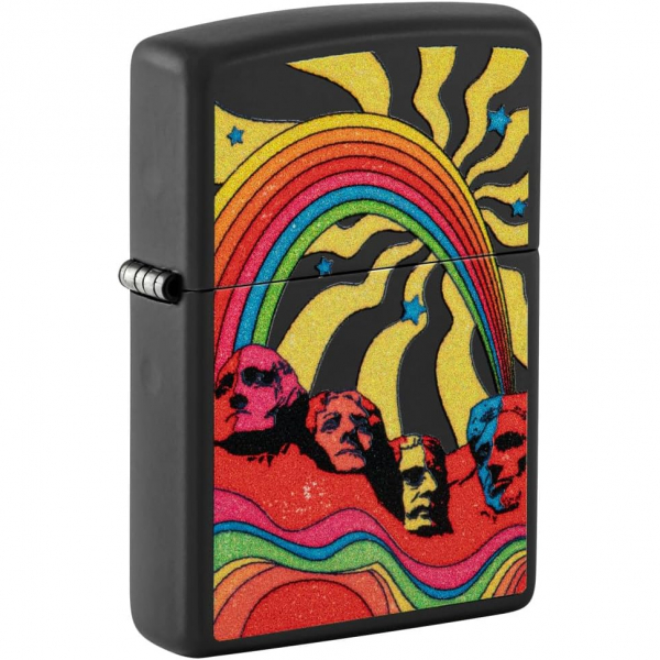 Zippo Hippie Mt Rushmore akmak