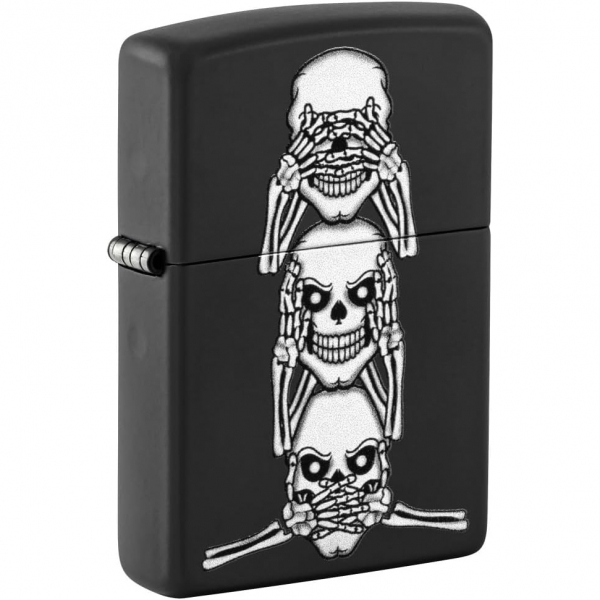 Zippo No Evil Skull akmak 