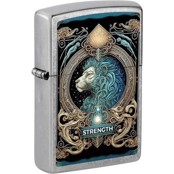 Zippo Strength Tarot Kart akmak