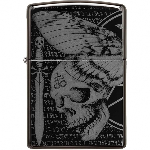 Zippo Kara Hawkmoth akmak