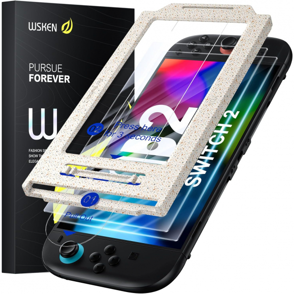 WSKEN Nintendo Switch 2 Ekran Koruyucu (2 Adet)