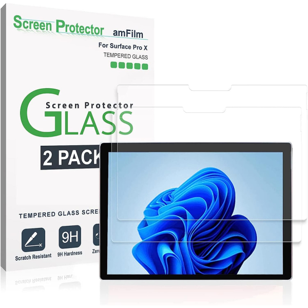 amFilm Surface Pro 10 Ekran Koruyucu (2 Adet)