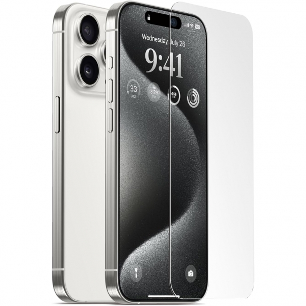 elago Apple iPhone 15 Pro Temperli Cam Ekran Koruyucu(2 Adet)
