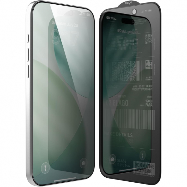 elago iPhone 17 Pro Max Privacy Ekran Koruyucu(2 Adet)