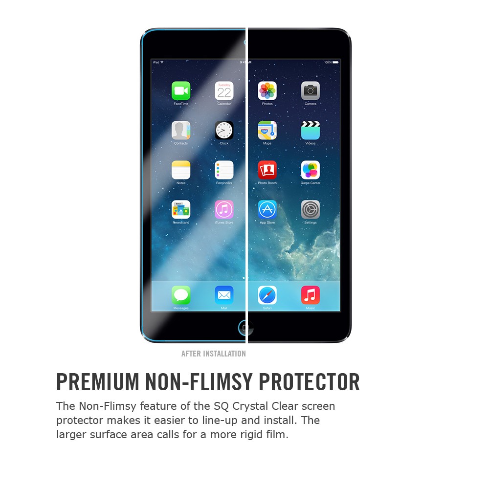 Spigen iPad Air / iPad Air 2 Screen Protector Crystal Ultra Şeffaf