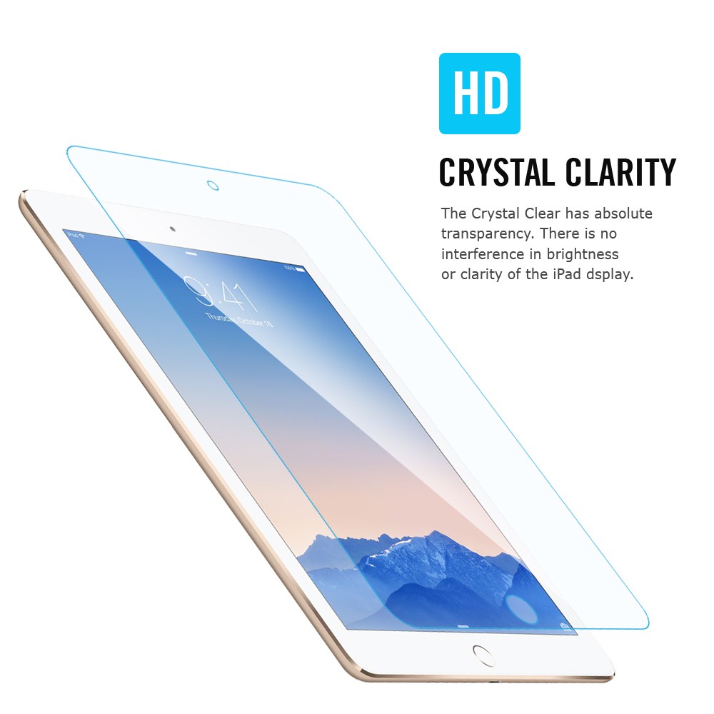 Spigen iPad Air / iPad Air 2 Screen Protector Crystal Ultra Şeffaf
