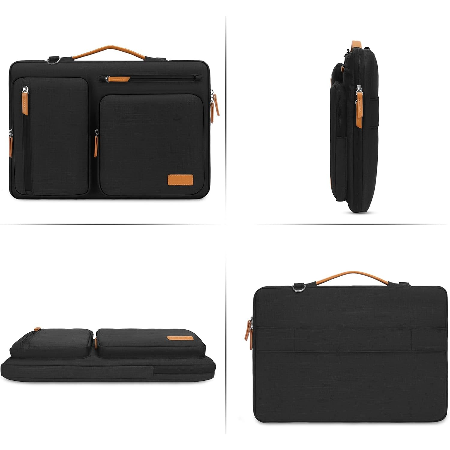 MOSISO 360 Protectora Bolso de Hombro Compatible con 17-17.3 Pulgadas