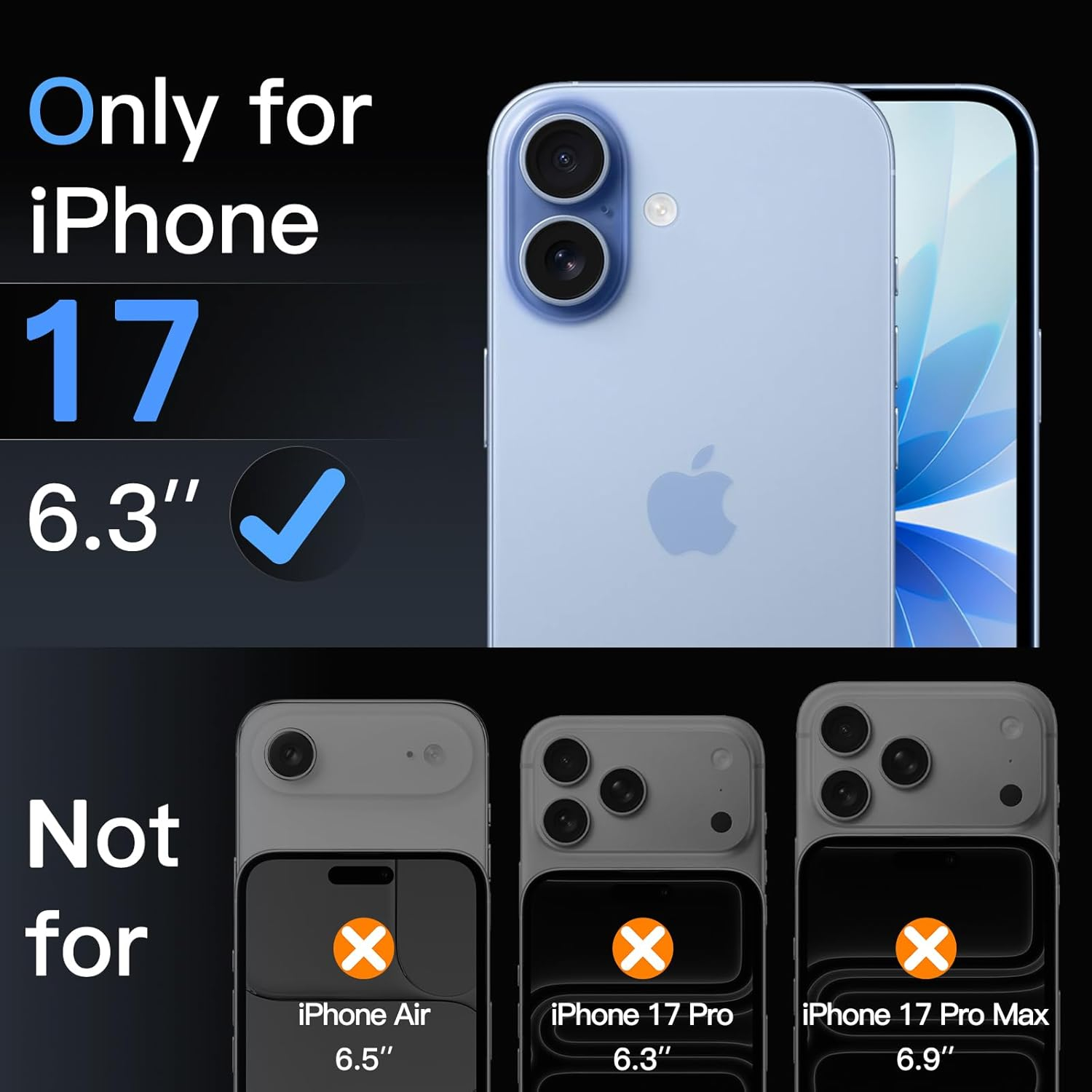 JETech Apple iPhone 17 Pro Max Ekran Koruyucu (2 Adet) 97406