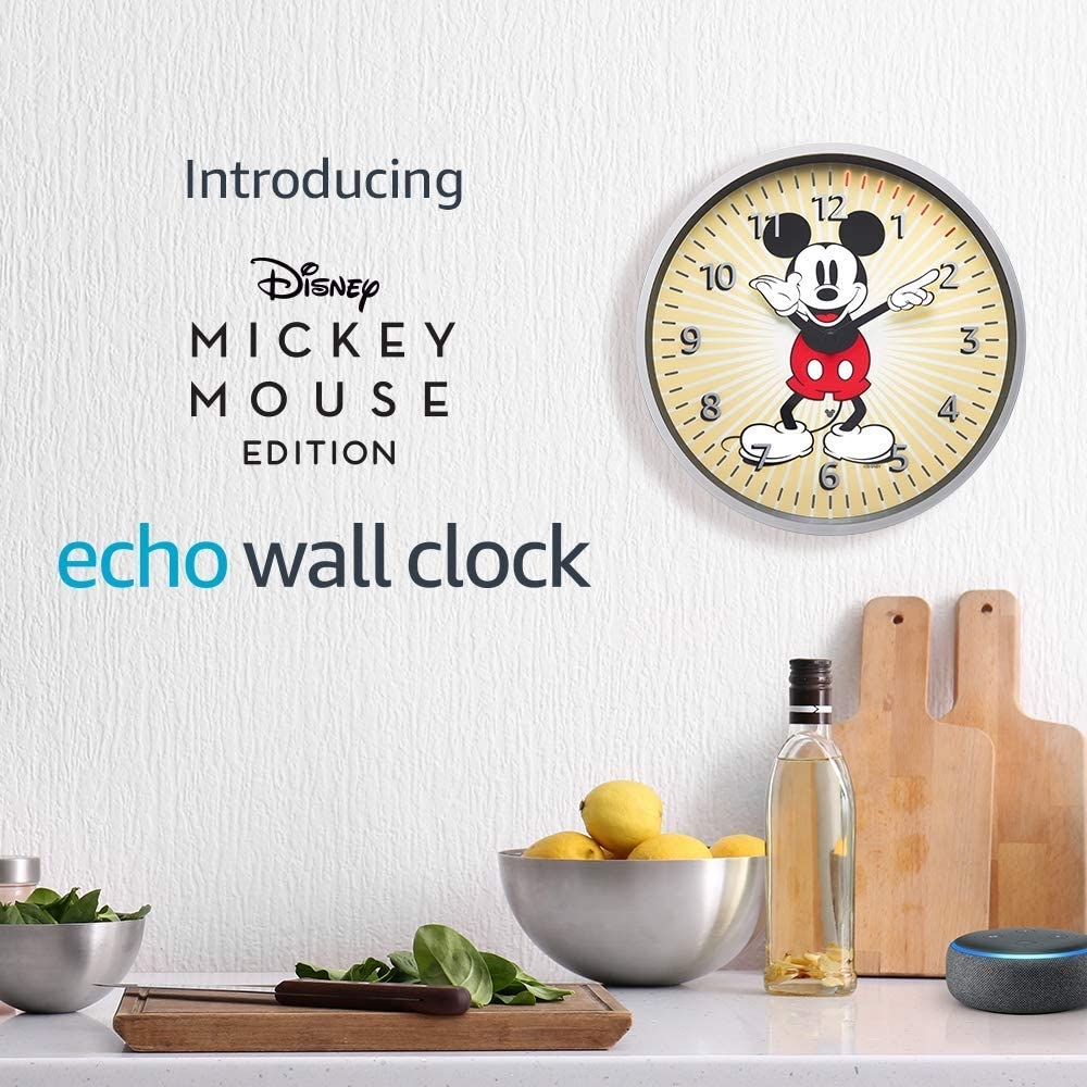 Amazon Echo Akıllı Duvar Saati (Mickey Mouse) 58427 Amazon Echo Akıllı Duvar Saati (Mickey Mouse) 58427