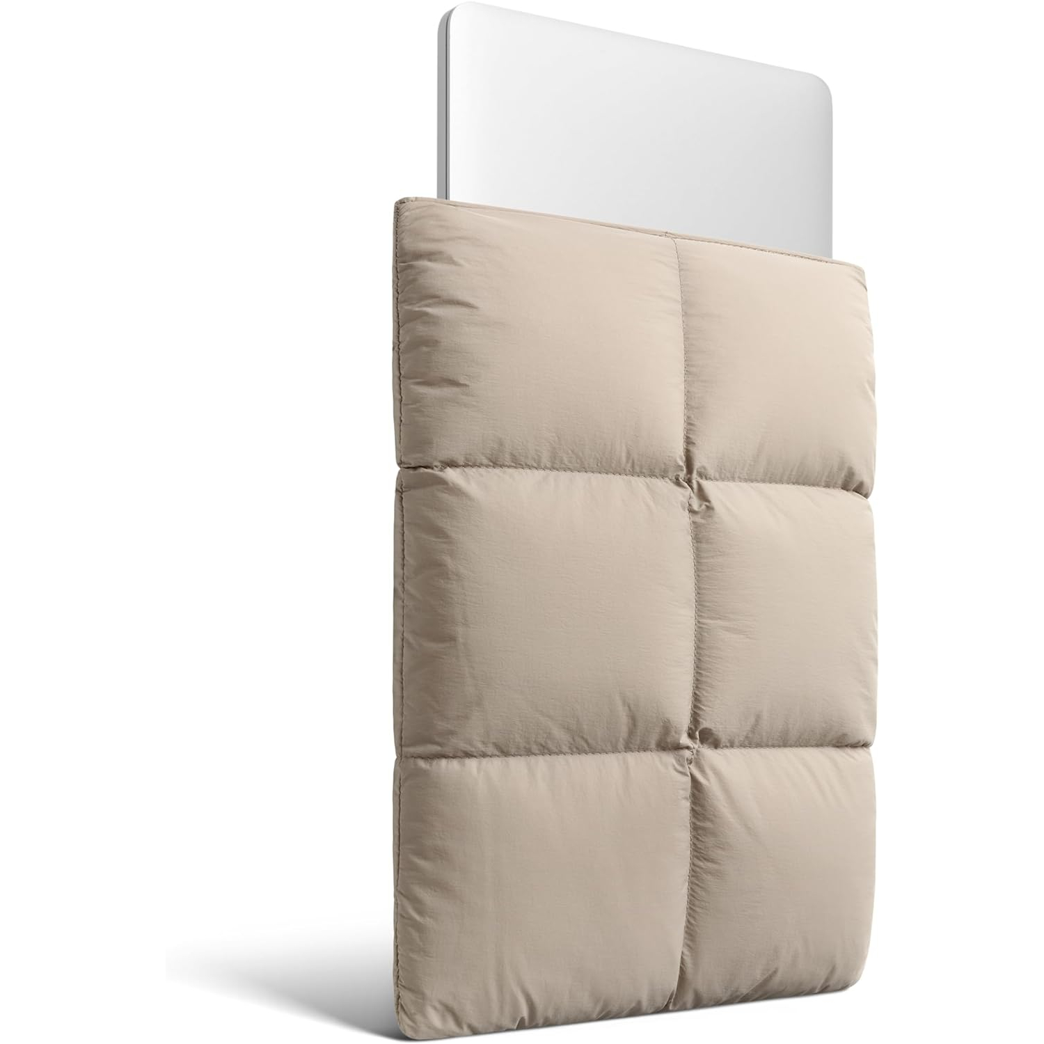 Comfyable Puffy Laptophoes - Universeel 13-14 Inch, Inklapbaar Organizer, Waterafstotend Nylon, Met Schouderriem