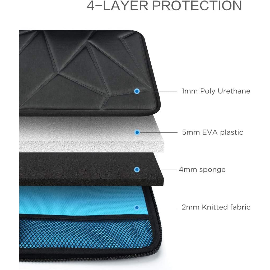 DOMISO Maletín multifuncional de 17 pulgadas para laptop, maletín de