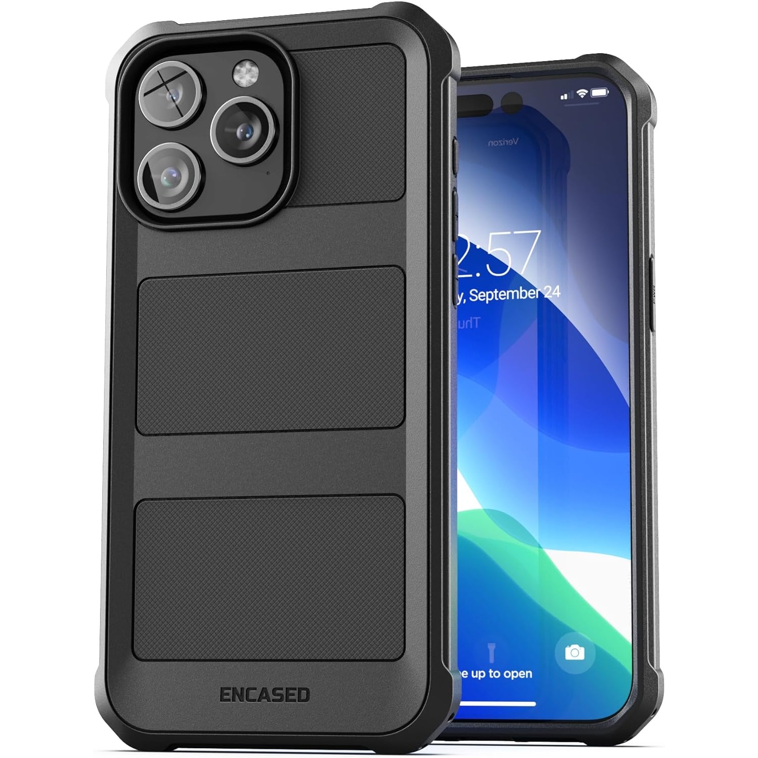 Encased Falcon Serisi Apple iPhone 15 Pro Darbeye Dayanıklı Kılıf 87776