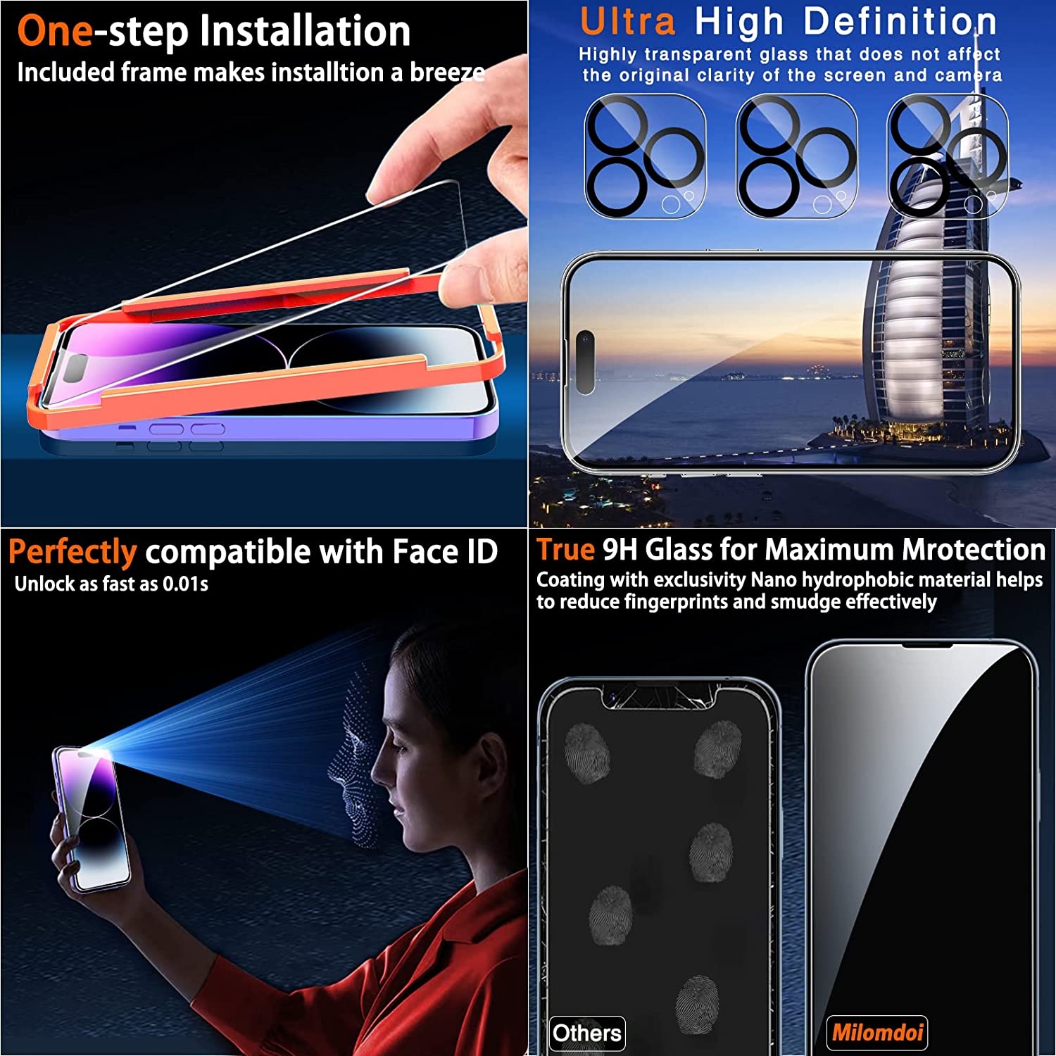 Milomdoi iPhone 14 Pro Max Kılıf 54493