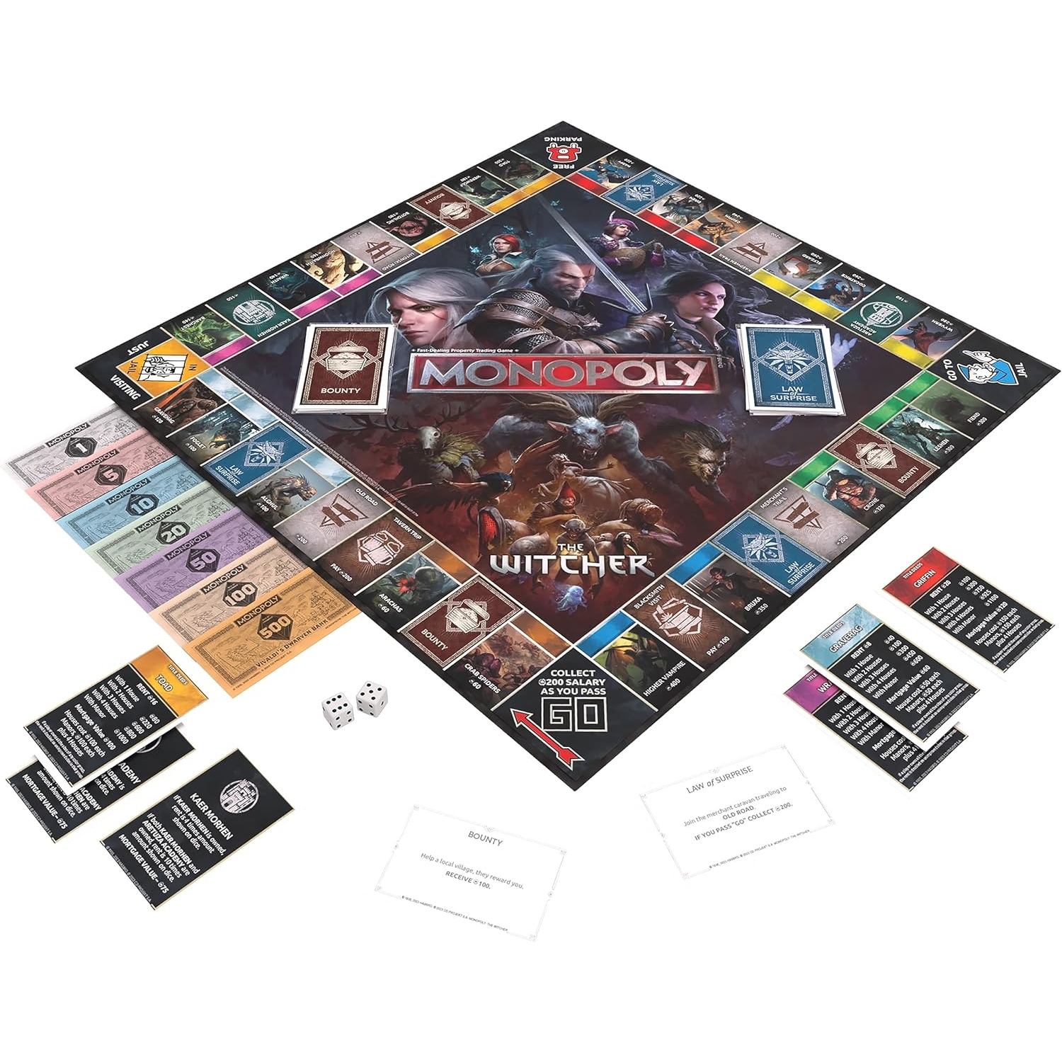 The Witcher is Now a Tabletop Monopoly Game