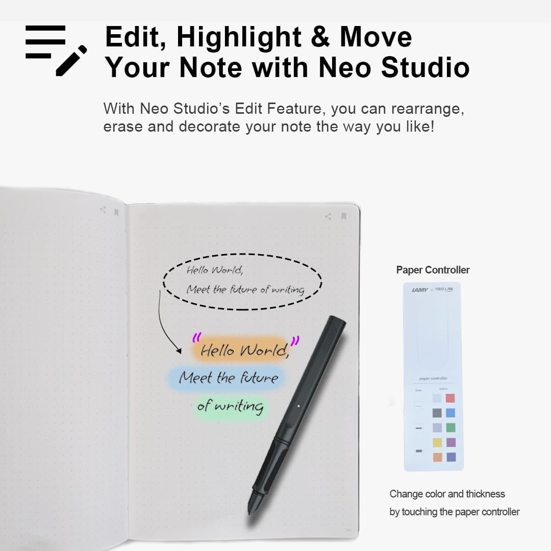 Neo Smartpen Lamy Safari All Black ncode Paketi 93576