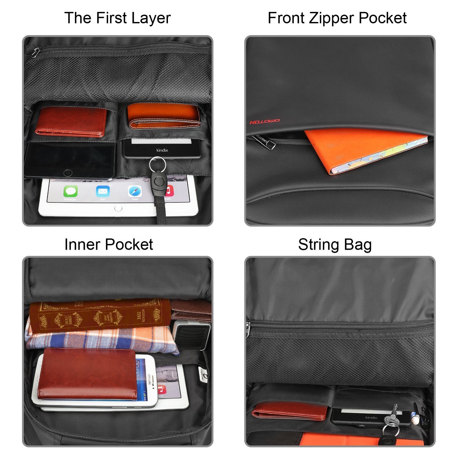 OMOTON Business Laptop Sırt Çantası 3104