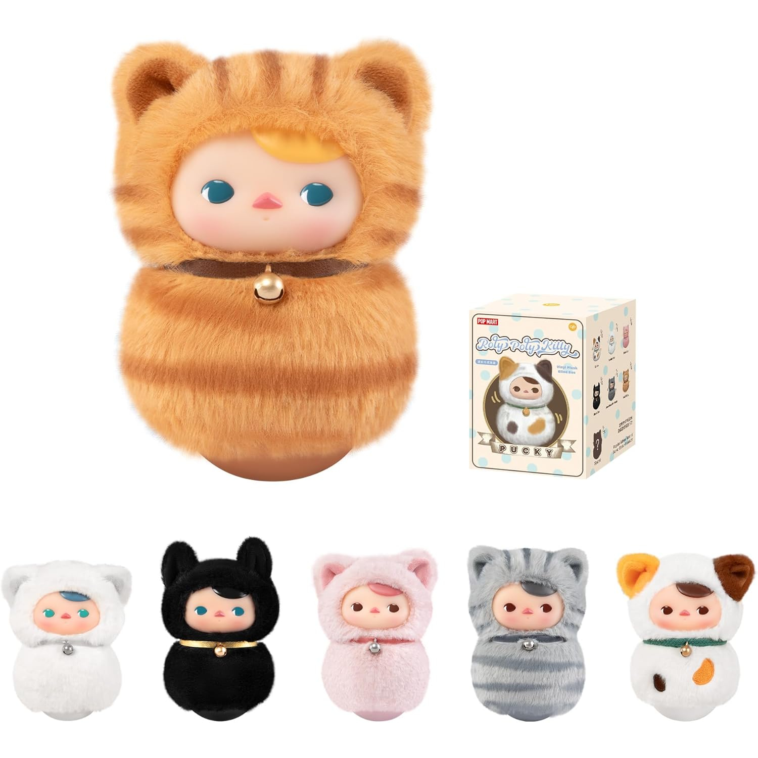 Popmart Rolie POP MART Roly-Poly Koleksiyon Aksiyon Figür(10cm) 96218