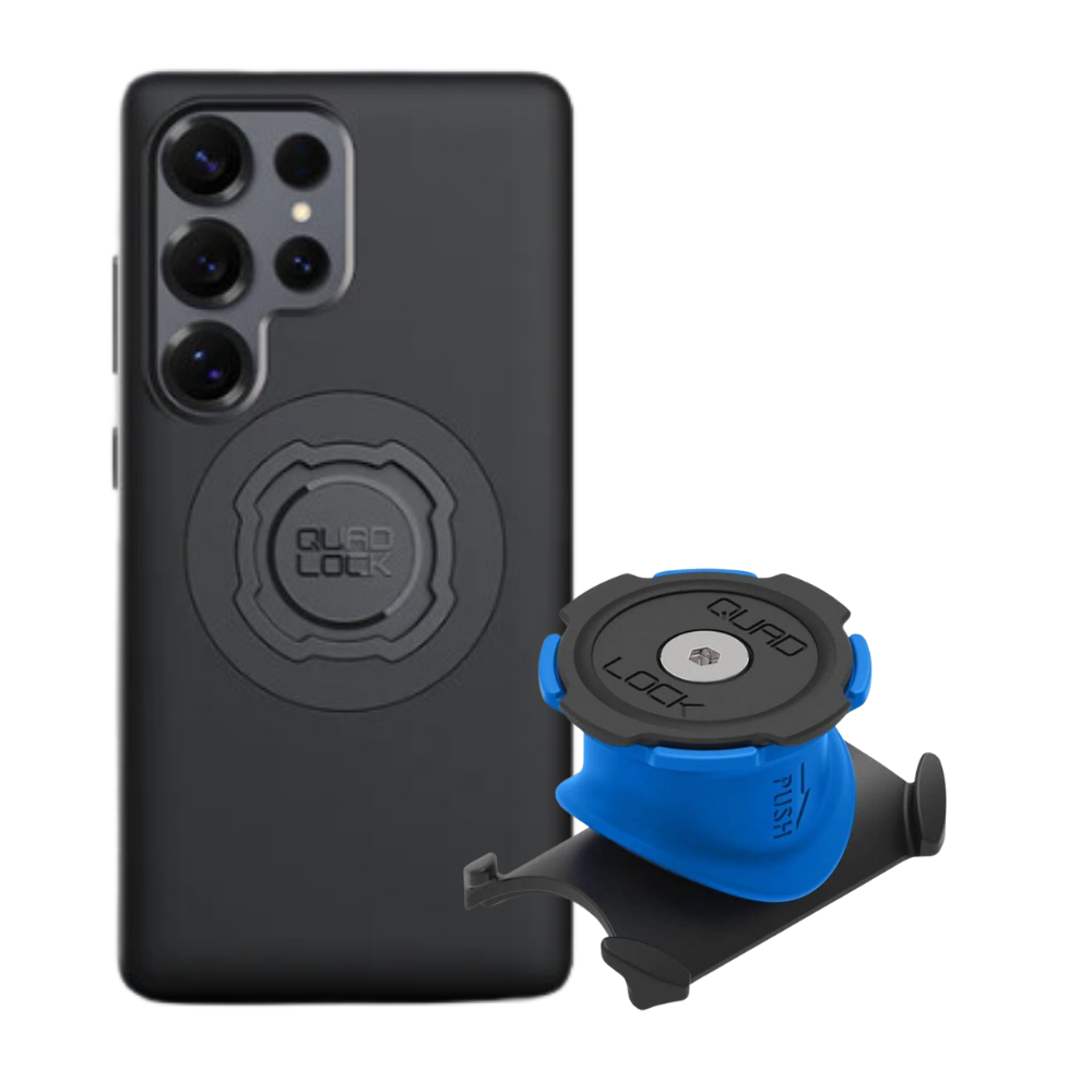 Coque Quad Lock Pour Samsung Galaxy S24+ - étui Magnétique Noir Mat, Compatible Charge Sans Fil, Garantie 1 An