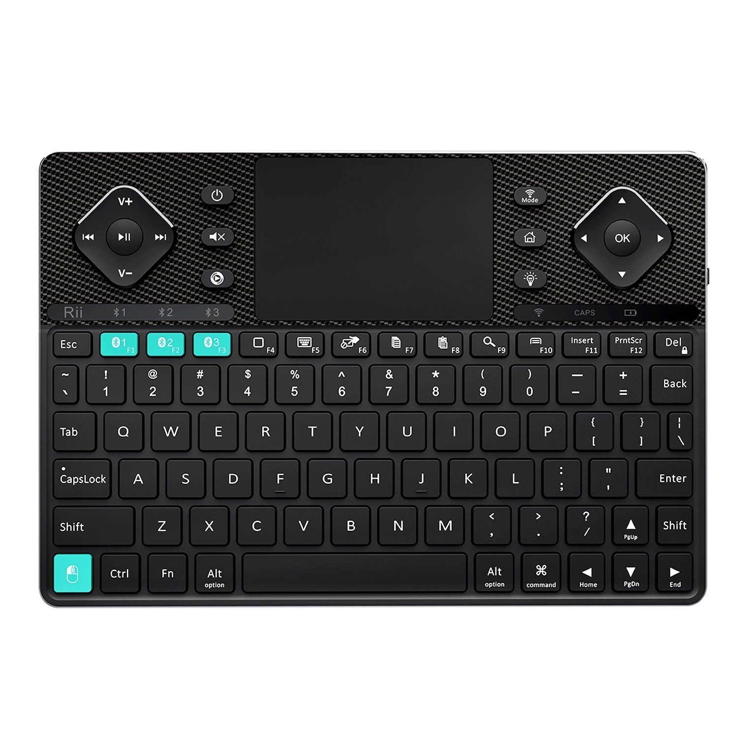 Rii K16 Multimedya Ayd nlatmal Klavye 8029 rii-k16-multimedya-ayd-nlatmal-klavye-8029