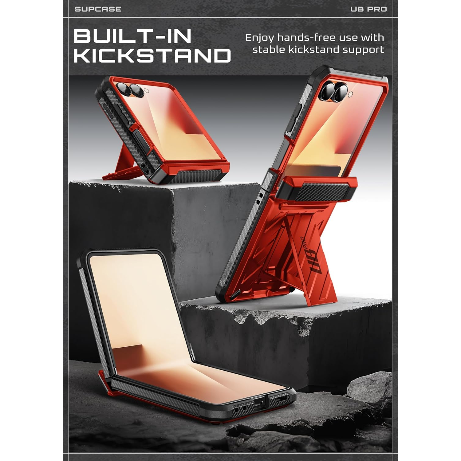 Supcase Ruddy SUPCASE Galaxy Z Flip 7 UBP Klipsli Kılıf 96486