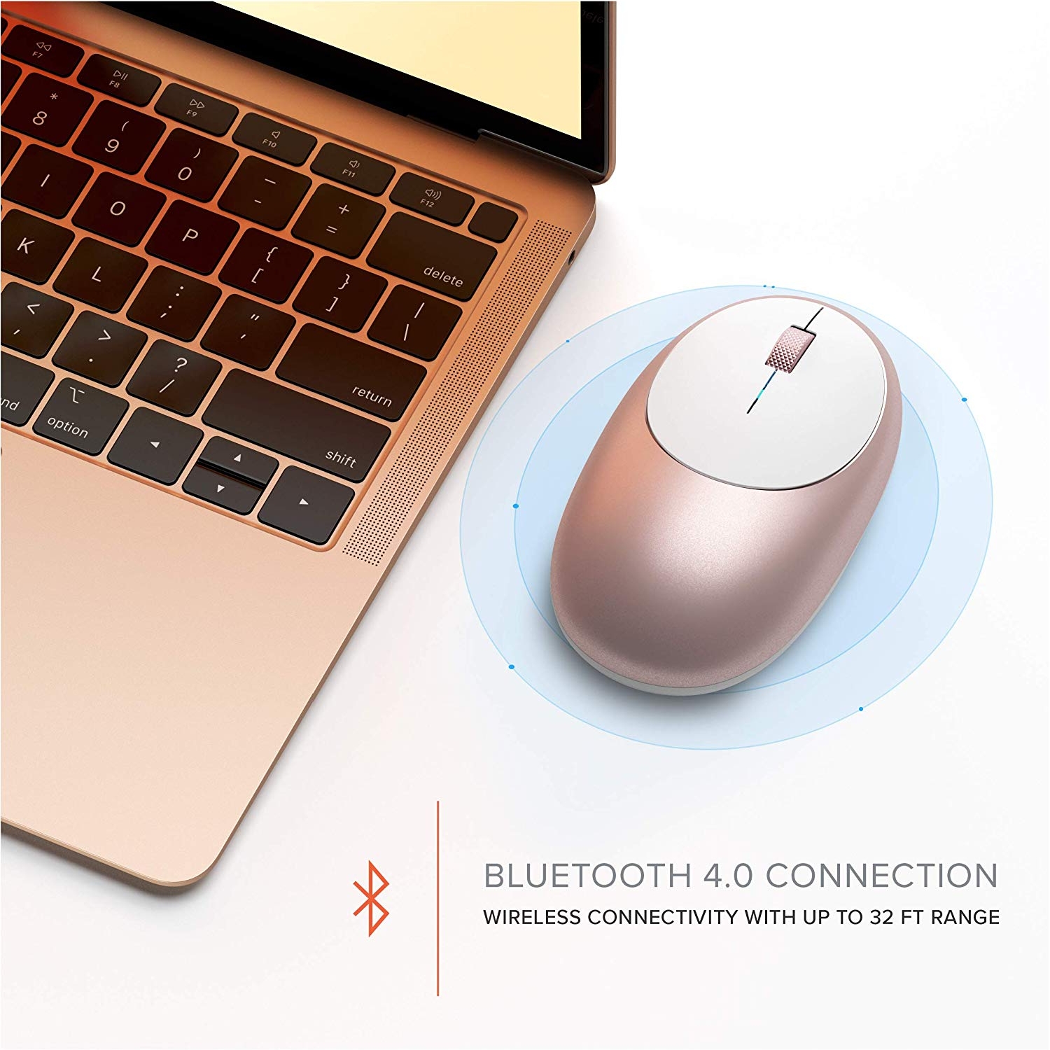 Satechi M1 Mouse Bluetooth Wireless In Alluminio Con Porta Type-C
