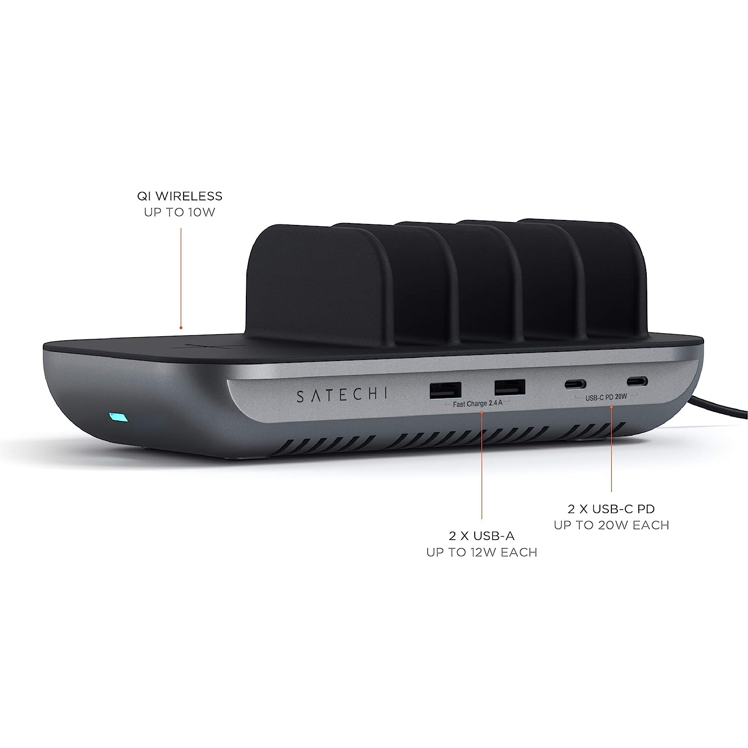 Satechi Dock5 Çoklu Şarj İstasyonu 91701