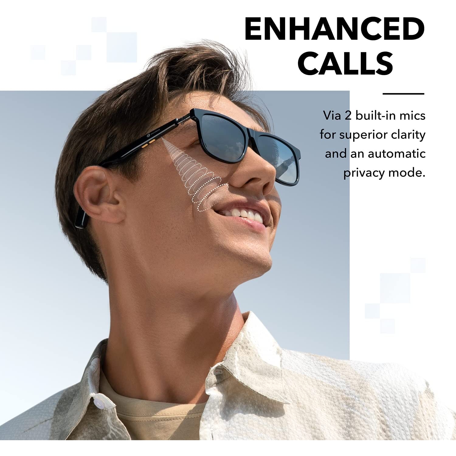 Bluetooth Frame Soundcore Frames Bluetooth Bağlantılı Akıllı Gözlük (Siyah) 83301